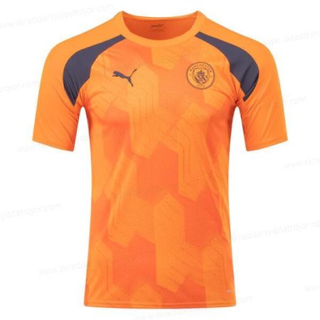 Manchester City Pre Match Training Fotbollströja – Orange